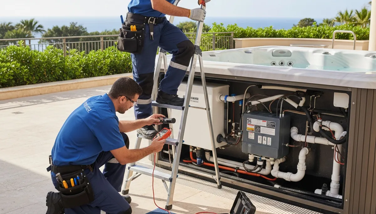 Spa repair service for Albany, NY homes by local emergency plumbers